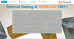 Desktop Screenshot of kemasan1001.com
